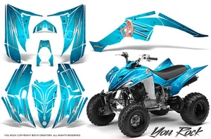 YAMAHA RAPTOR 350 GRAPHICS KIT CREATORX DECALS STICKERS YRBLI - Picture 1 of 1