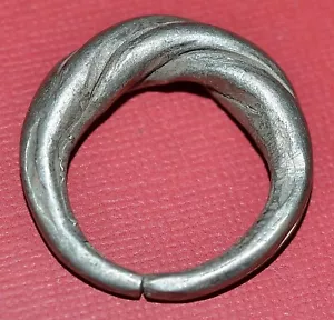 Antiguo Anillo Tribal Espiral Tuareg Africano Níger África - Anillo Talla 12,75 - Imagen 1 de 3