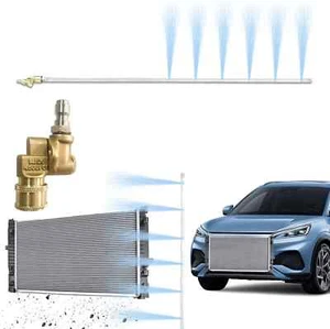 Varita de limpieza de radiador portátil de 39 pulgadas, herramienta de limpieza y descarga de radiador de 4500 PSI, Qui - Imagen 1 de 8