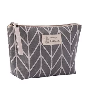 Portable Large Capacity Print Cosmetic Bag Travel Makeup Bag Toiletry Bags 8.... - Picture 1 of 5