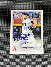 Merrill Kelly Arizona Diamondbacks Signed Auto 2022 Topps #74 ~ COA