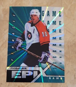 1997-98 Pinnacle John LeCLAIR EPIX juego de esmeraldas E23 Philadelphia Flyers - Imagen 1 de 2