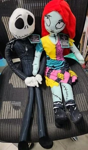 New Halloween Nightmare Before Christmas 29" Jack & Sally Poseable Plush Dolls - Picture 1 of 20