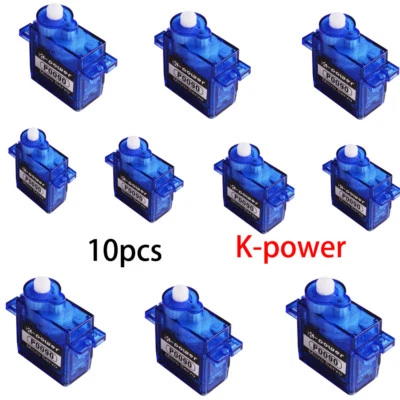 10X K-power P0090 9G Micro Servo RC Robot Helicopter Airplane Aircraft Car Boat - Image 1 of 4