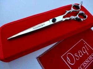 WARRANTY_8.5" Barber Hairdressing Hair Cutting Scissors_Japanese Steel/ Case - Picture 1 of 10