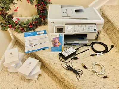 HP Photosmart C7280 All-in-One Inkjet Printer Fax Copier Scanner *REPAIR/PARTS - Image 1 of 4