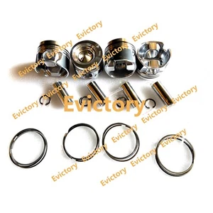 For ISUZU 4LE2X 4LE2 engine rebuild kit full gasket + piston ring + piston set - Foto 1 di 2