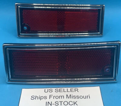 PAIR Side Marker Lamps for 1980 to 1990 Chevy Caprice NEW Lights Left Right Set  - Image 1 of 4