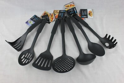 7 Utensils Individual Turner Spoon Spatula Masher Skimm Spaghetti Ladle Chef Aid - Image 1 of 4