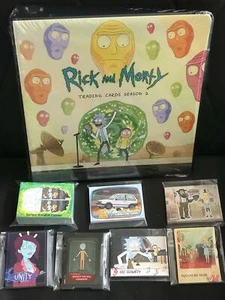 RICK AND MORTY SEASON 2 CRYPTOZOIC ULTIMATE MINI-MASTER SET WITH BINDER++ - Picture 1 of 1