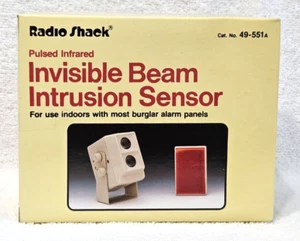 NIB Vintage Radio Shack Pulsed Infrared Invisible Beam Intrusion Sensor 49-551A - Picture 1 of 6