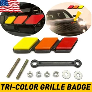For Toyota Tacoma 4Runner Tundra Rav4 Highlander TRD Grille Badge EMBLEM 3Colors - Picture 1 of 7