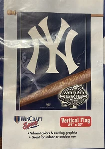 WinCraft New York Yankees Flag Vertical 27” x 37” I/O NEW Vintage 2003 AL Champs - Picture 1 of 2