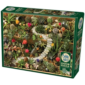Puzzle 1000 Teile Cobble Hill Succulent Garden 40087 Qualität USA Random Cut - Bild 1 von 2