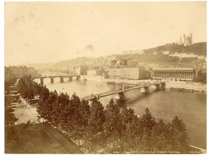 PHOTO N.D LYON, panorama de la Saône et du Côteau de Fourvière - Picture 1 of 2