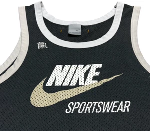 Nike Sportswear Tank Top Soccer Boys Youth (XL) Gray Paixao Por Futebol Mesh VTG - Picture 1 of 8