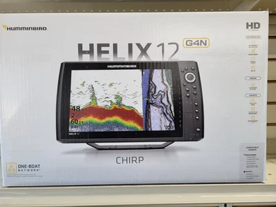 HUMMINGBIRD HELIX 12  CHIRP G4N FISHFINDER GRAPH - 411430-1 - Image 1 of 4