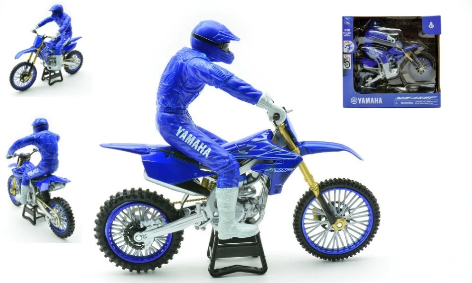 NEW RAY NY58315 YAMAHA YZ450F WITH DRIVER 1:12 Modellino - Immagine 1 di 1