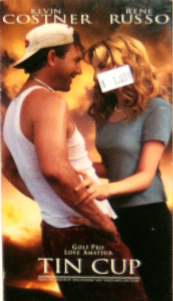 Tin Cup, Kevin Costner, Rene Russo (VHS, 1996) - Image 1 of 1