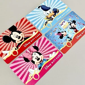 Walt Disney World Rare Limited Edition Gift Cards Set Parks Vintage Collectables - Picture 1 of 6