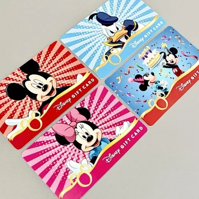 Walt Disney World Rare Limited Edition Gift Cards Set Parks Vintage Collectables - Image 1 of 4