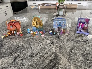 3 Disney Animators' Collection Play Set Frozen Beauty N Beast The Little Mermaid - Picture 1 of 23
