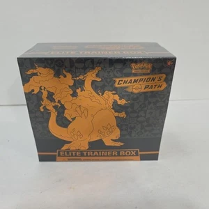 CHAMPION'S PATH ETB ELITE TRAINER BOX POKEMON Brand NEW From FACTORY SEALED CASE - Picture 1 of 5