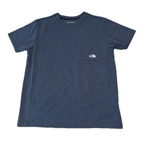 The North Face T-Shirt Youth Boys XL 14/16 Short Sleeve Logo Top Pocket Tee Blue - Picture 1 of 7