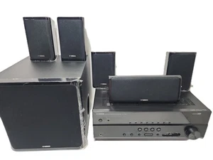 Yamaha RX-V373 5.1 Channel AV Receiver With 5.1 Speakers And Subwoofer - Picture 1 of 14