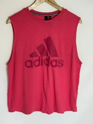 Adidas Fitness Tank Badge of Sport | Ladies | Red | Large | - Image 1 of 4