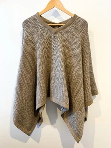 Ralph Lauren Black Label Women’s Cashmere, Alpaca & Suede Poncho - Size: M/L - Picture 1 of 3