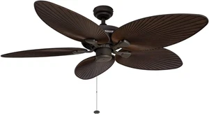 Honeywell Ceiling Fans Palm Island, 52 Inch Tropical Indoor Outdoor Ceiling Fan - Picture 1 of 12