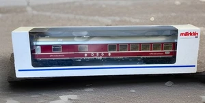 (RQ) Märklin H0 4188 vagón comedor WRümh der DSG DB rojo [como nuevo, CA, EMBALAJE ORIGINAL] - Imagen 1 de 4