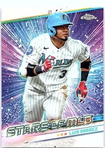 2024 Topps Stars of MLB Chrome Luis Arraez Miami Marlins - Picture 1 of 2