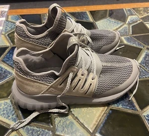 Adidas Tubular Radial Grey Shoes Mens US 5 Sneakers - Picture 1 of 10