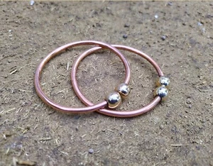 Copper Leg kada Anklet for New Born Baby boy Adjustable (0 to 1 Year) - Picture 1 of 5