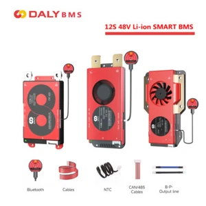 Daly Smart BMS Li-ion12S 48V 40A 60A 100A 150A 200A 250A 400A 500A Bluetooth lot - Picture 1 of 27
