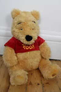 Huge Shaggy Soft Plush Disney Store Winnie The Pooh Bear - Excellent Cond - Picture 1 of 8