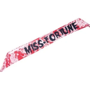 Zombie Bloody Sash Halloween Costume Miss band Accessory - Picture 1 of 2