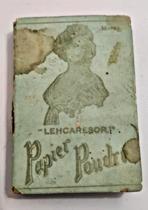 Old Original Lehcaresor Papier Poudre booklet, French Powdered Papers - Picture 1 of 9