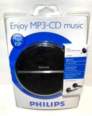 Leitor de MP3-CD portátil Philips NOVO lacrado EXP2546/17 100 segundos proteção contra salto - Imagem 1 de 4