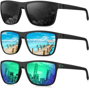 Polarized Sunglasses for Men, Lightweight Sun Glasses with UV Protection - Picture 1 of 6