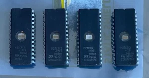 Lot of 4 ST Micro 27C512 EPROMs, Tested Working - Picture 1 of 1