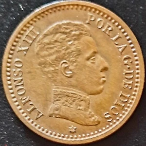 *GUTSE*725-ALFONSO XIII, 2 CÉNTIMOS 1905*05, BRILLO ORIGINAL, SIN CIRCULAR. - Imagen 1 de 2