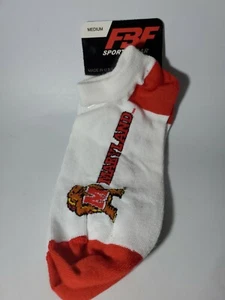 Calcetines Maryland Terrapins Talla Mediana 5-10 No Show  - Imagen 1 de 3