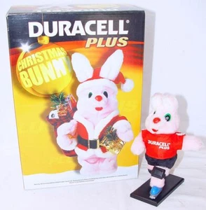 CRD Duracell Plus 12" Tall CHRISTMAS BUNNY TV Figure Battery Operated MIB`98 NEW - Picture 1 of 9
