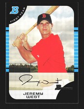 2005 Bowman Baseball First Year #173 Jeremy West