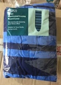 Tesco Ironing Board Replacement Cover Large Blue to fit 122 x 39 cm Covers - Picture 1 of 2