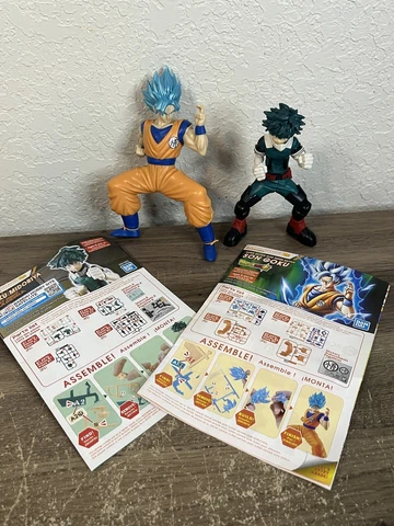 Bandai Figures Arts Lot Entry Grade Buildable Goku Midoriya Hero Academia Z Cover