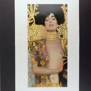 Gustav Klimt JUDITH I, poster size art print 21x14, 1966 Fratelli Fabbri - Picture 1 of 2